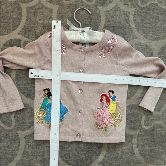 Disney Princess pink glitter sweater -size girls 5/6 - Picture 7 of 7